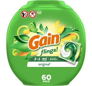Flings Original Laundry Detergent Pacs