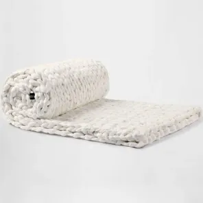 Hand-Knitted Weighted Blanket