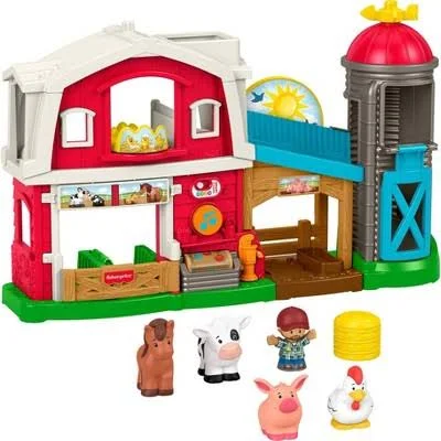 Little People Caring for Animals Farm