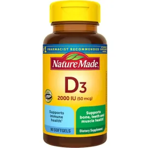 Vitamin D3 2000 IU Softgels