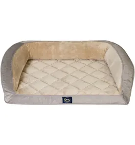 Orthopedic Quilted Couch Dog Bed