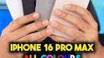 @nawabnabeel — Every iPhone 16 Pro Max Colour Compared. #iphone16pro ...