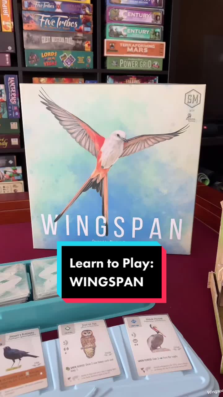 @1minuteboardgames — Exciting Wingspan Board Game for 1-5 Players | Ages 10+