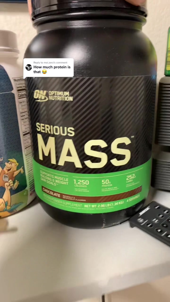 @itzgabez_ — Serious Mass Gainer: Protein, Calories, and Scoops ...