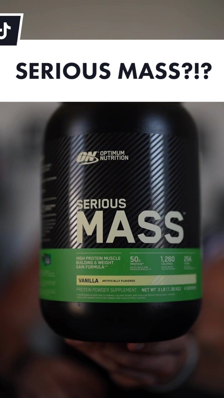 @konlan_james — Mass Gainer Review: Optimum Nutrition Serious Mass Vanilla
