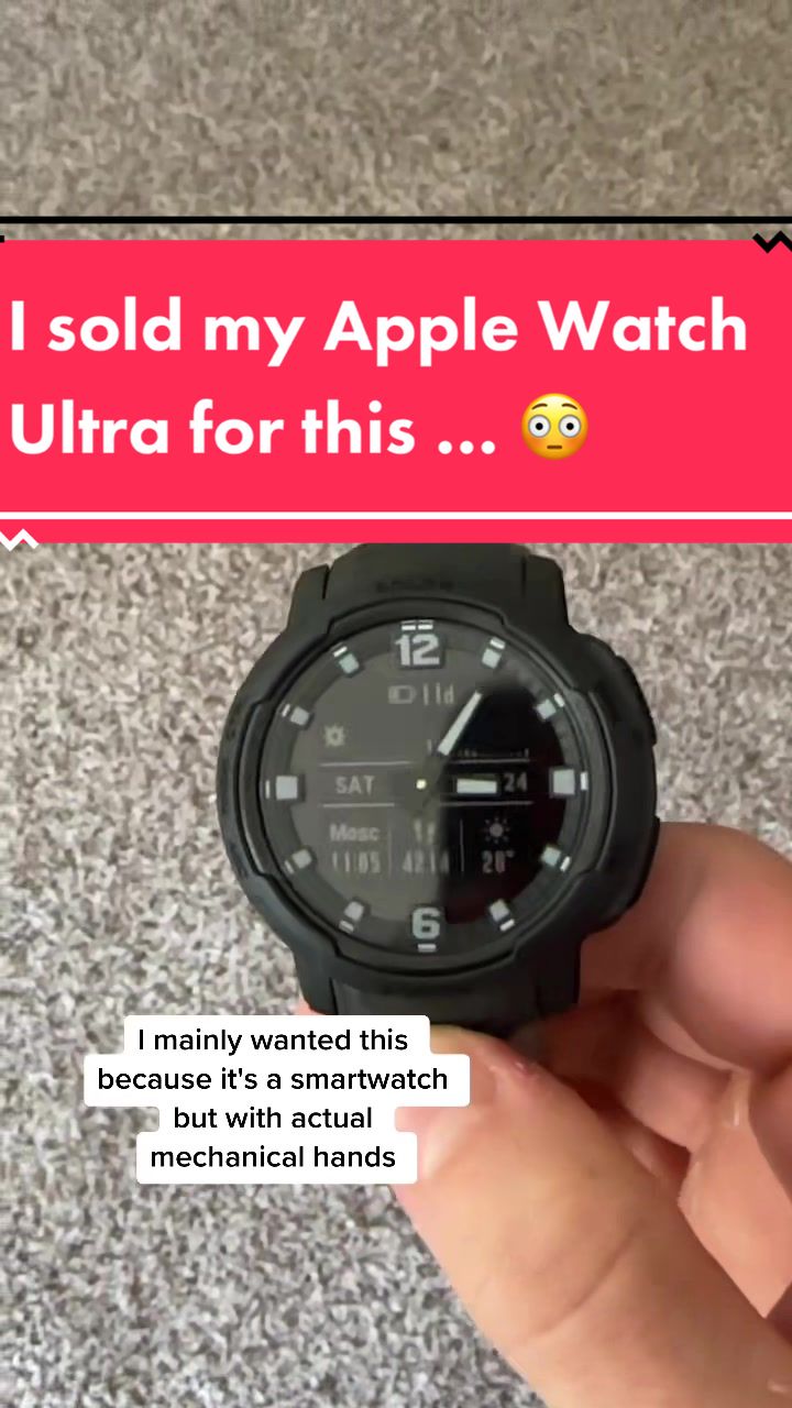 @markstech — Garmin Instinct Crossover Smartwatch Review