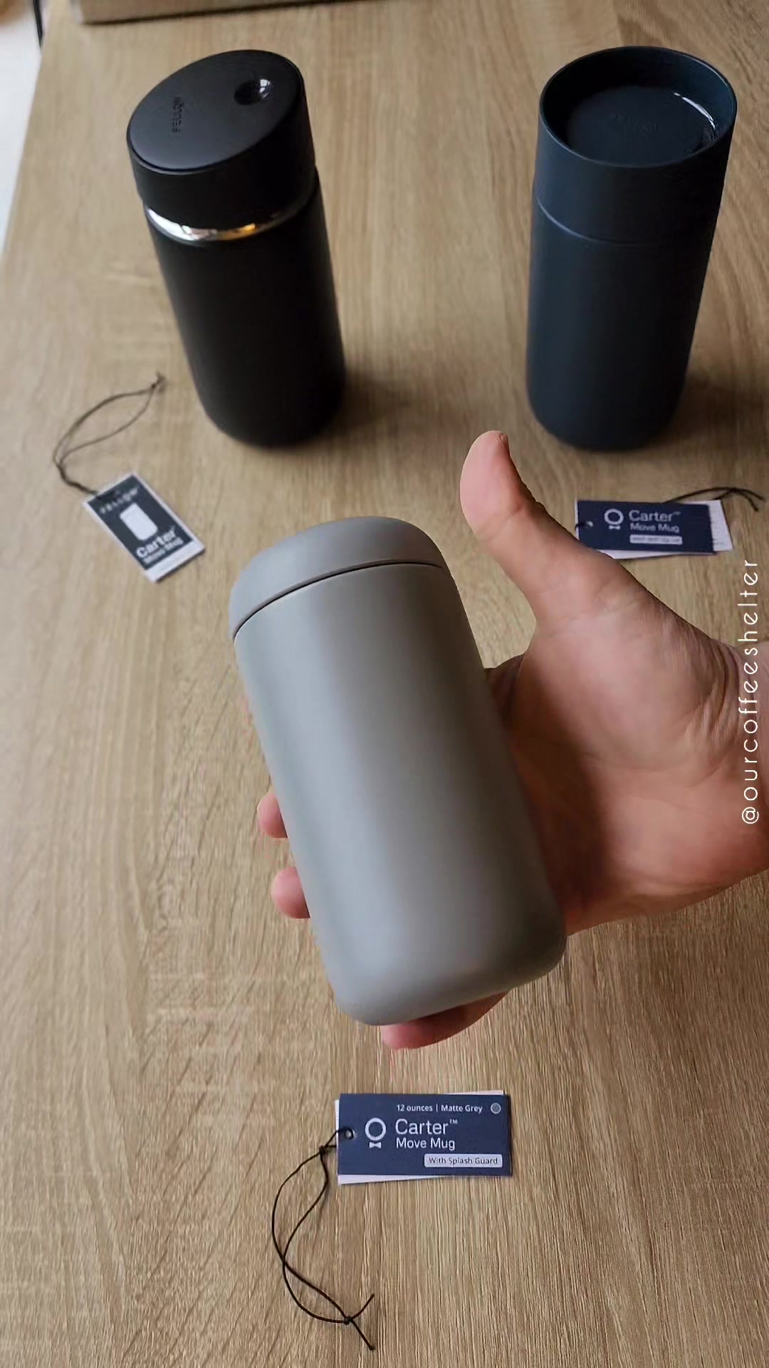 @ourcoffeeshelter — Fellow Carter Move Mug Lids Review