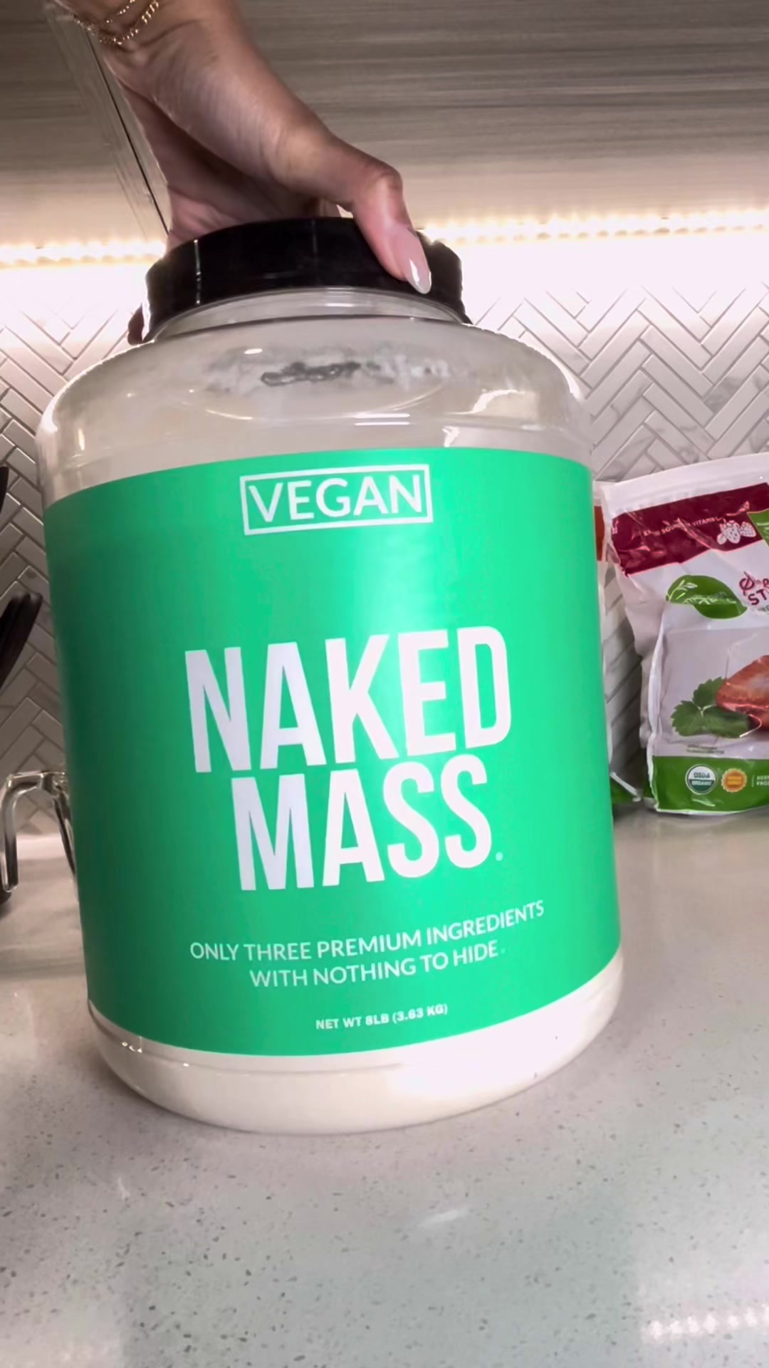 @swxpes — Dairy-Free Protein Smoothie with Naked Mass Vegan ...