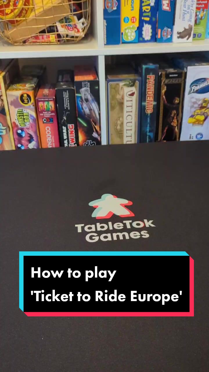 @tabletokgames — How to play #TicketToRideEurope by #DaysOfWonder #BGG # ...