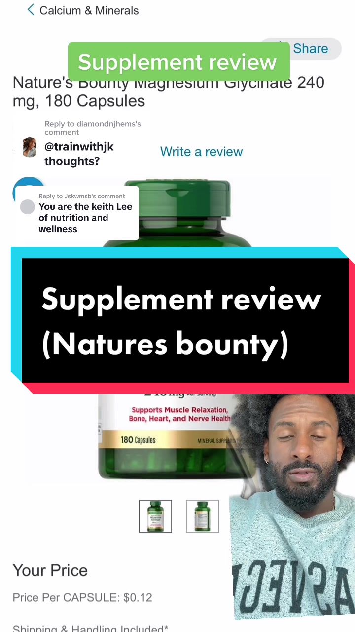 @trainwithjk — Magnesium Glycinate: Reviews and Insights for Health