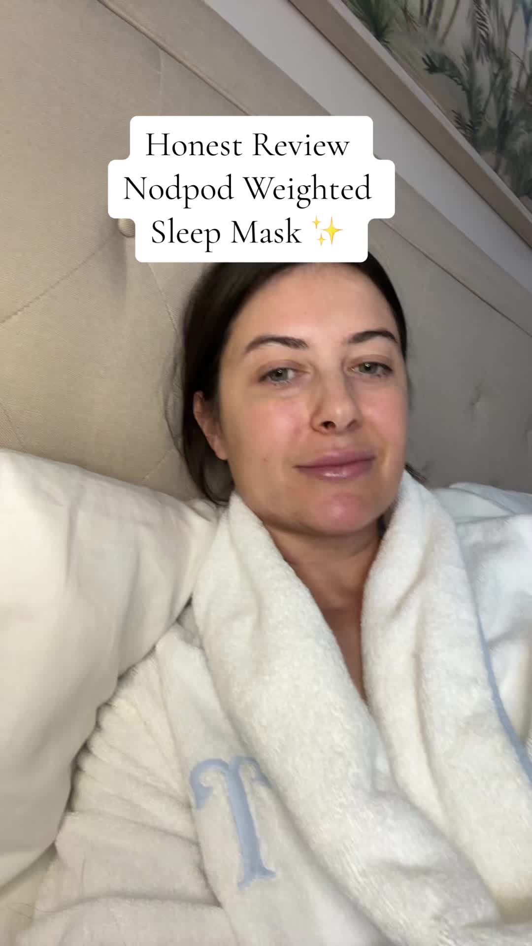 @catherineann.tayl — NodPod Weighted Sleep Mask Honest Review