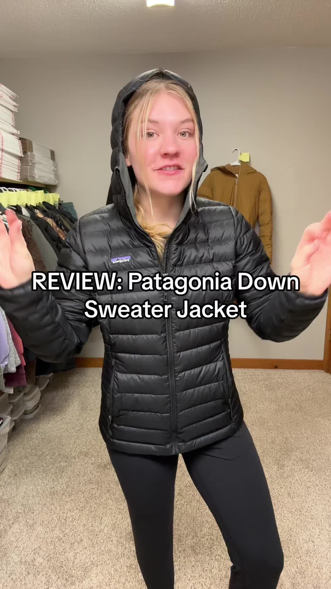 @allysclosetgroup — REVIEW: Patagonia Down Sweater Jacket Hoodie ...