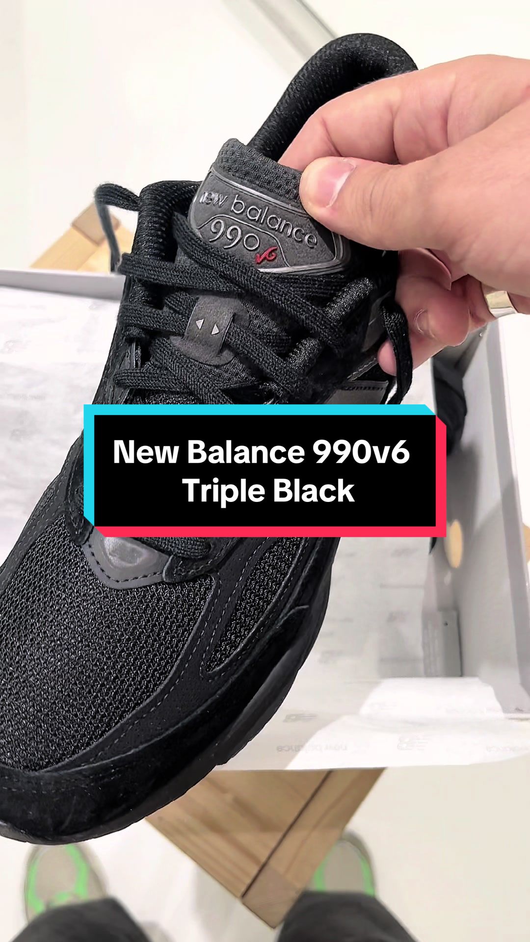 @ozsneakerlab38 — New Balance 990v6 Triple Black - Elegance & Performance ...