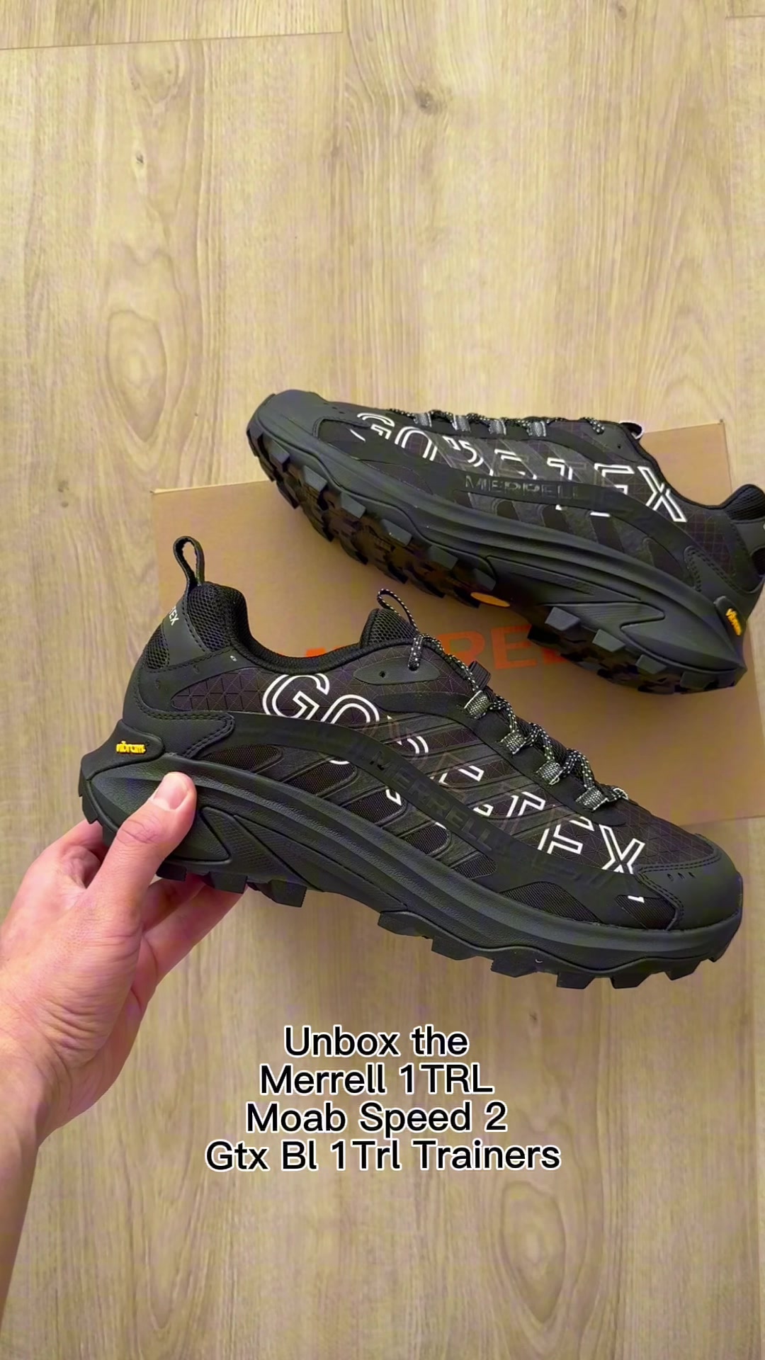 @espocrespo — Unboxing Merrell Moab Speed 2 GTX Trainers