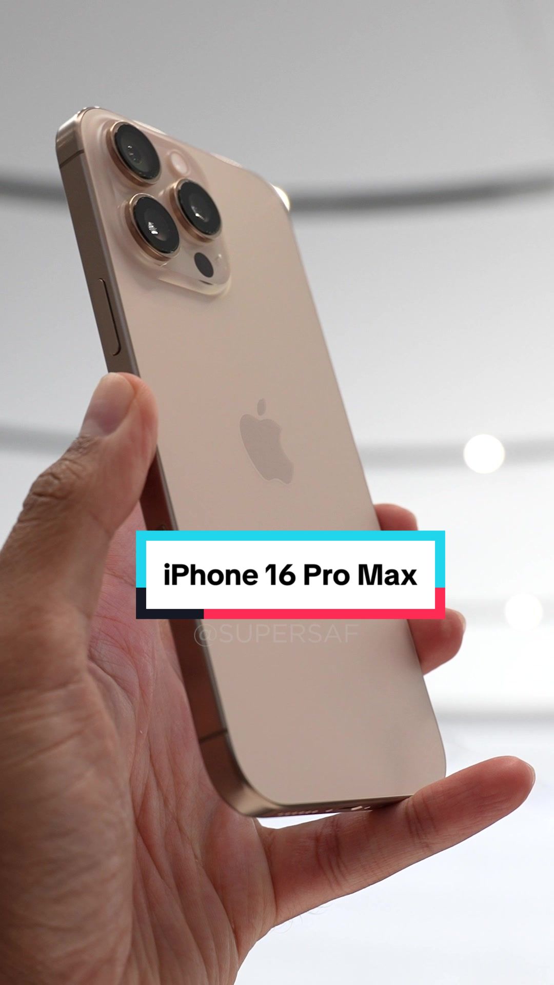 @supersaf — iPhone 16 Pro Max Desert Titanium Hands-On #iphone16 ...