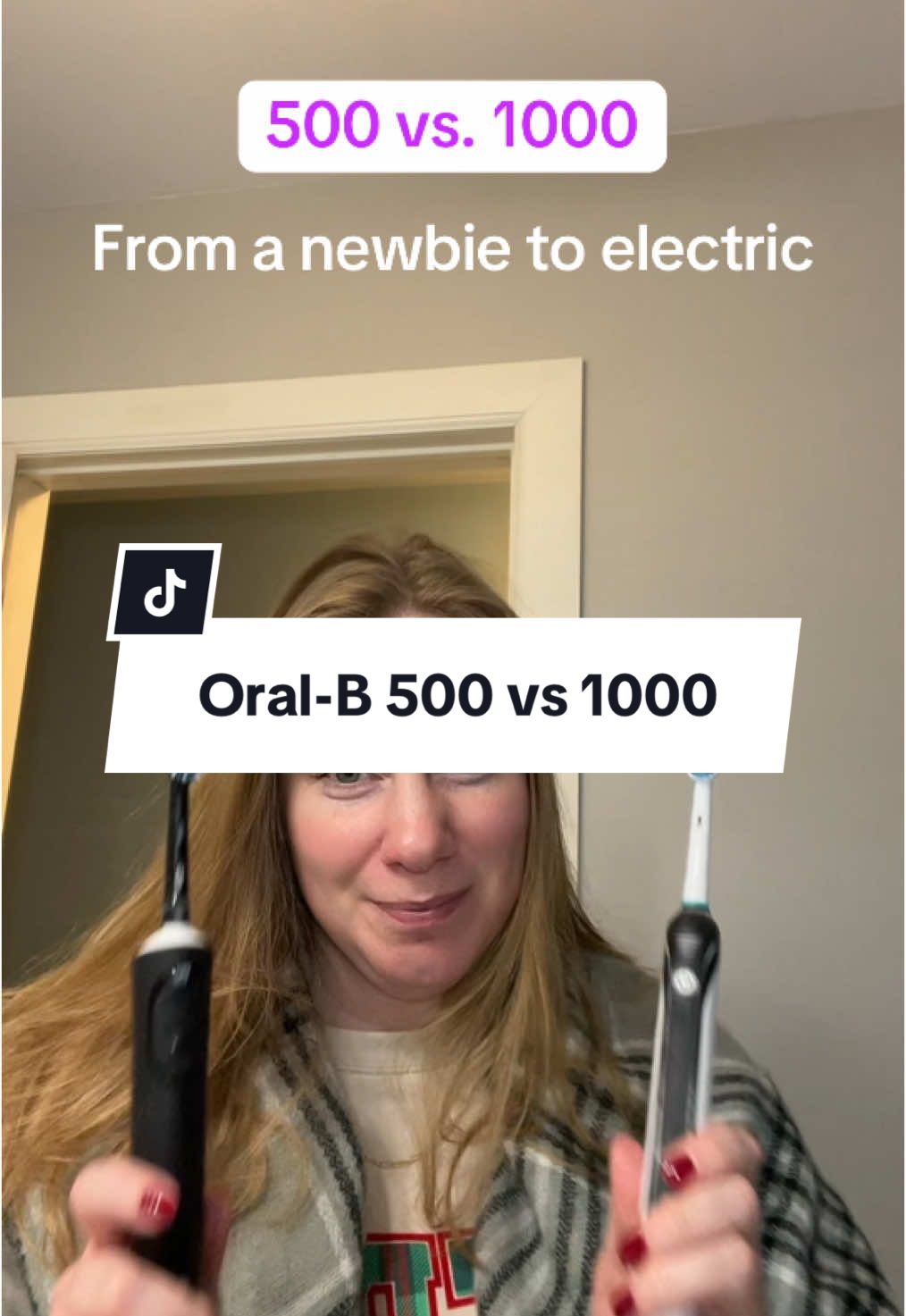 @claire.at.home — Oral-B 500 vs 1000: Speed and Cleaning Reviewed