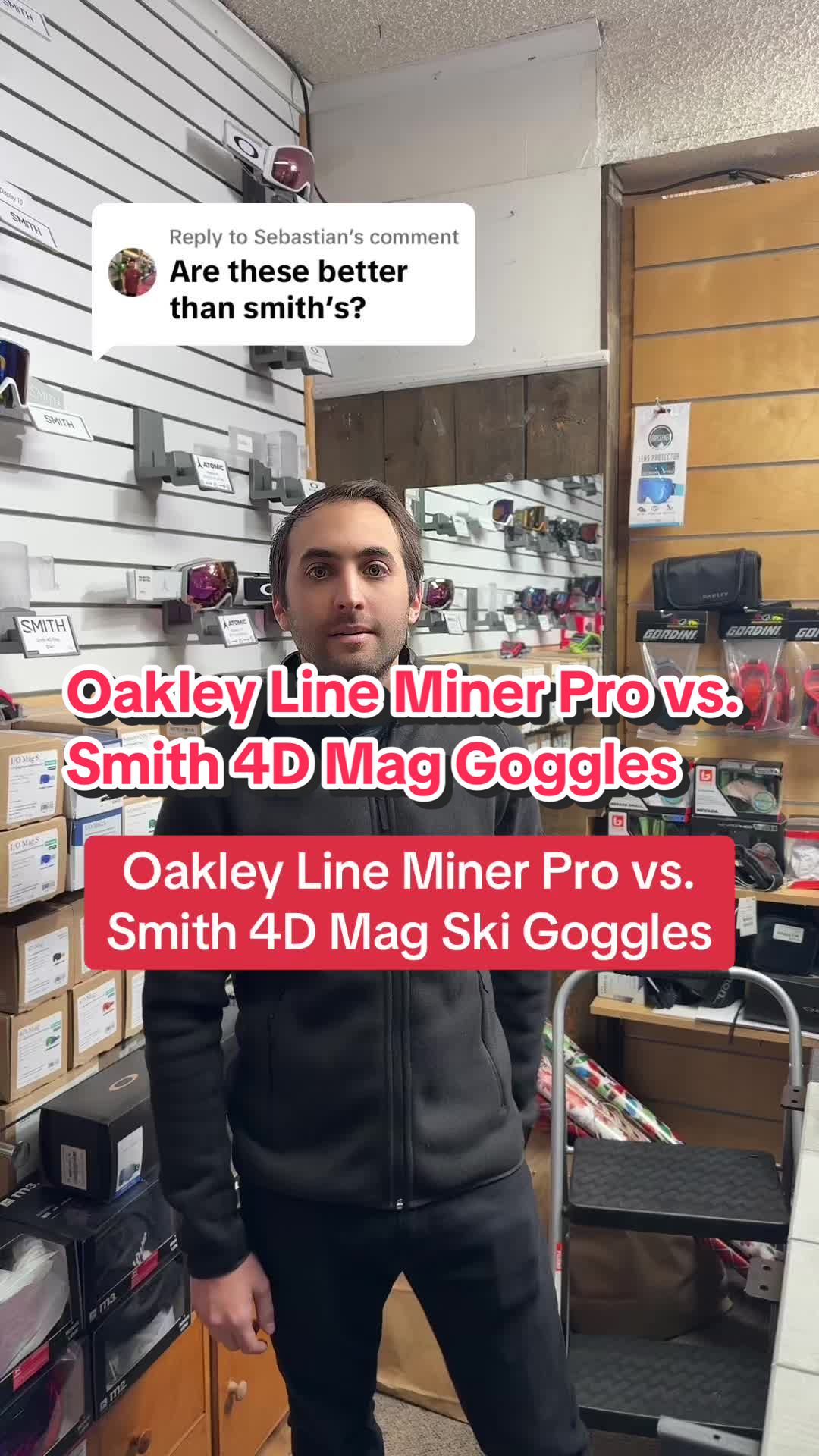 @snohaus — Oakley Line Miner Pro vs. Smith 4D Mag Goggles Review