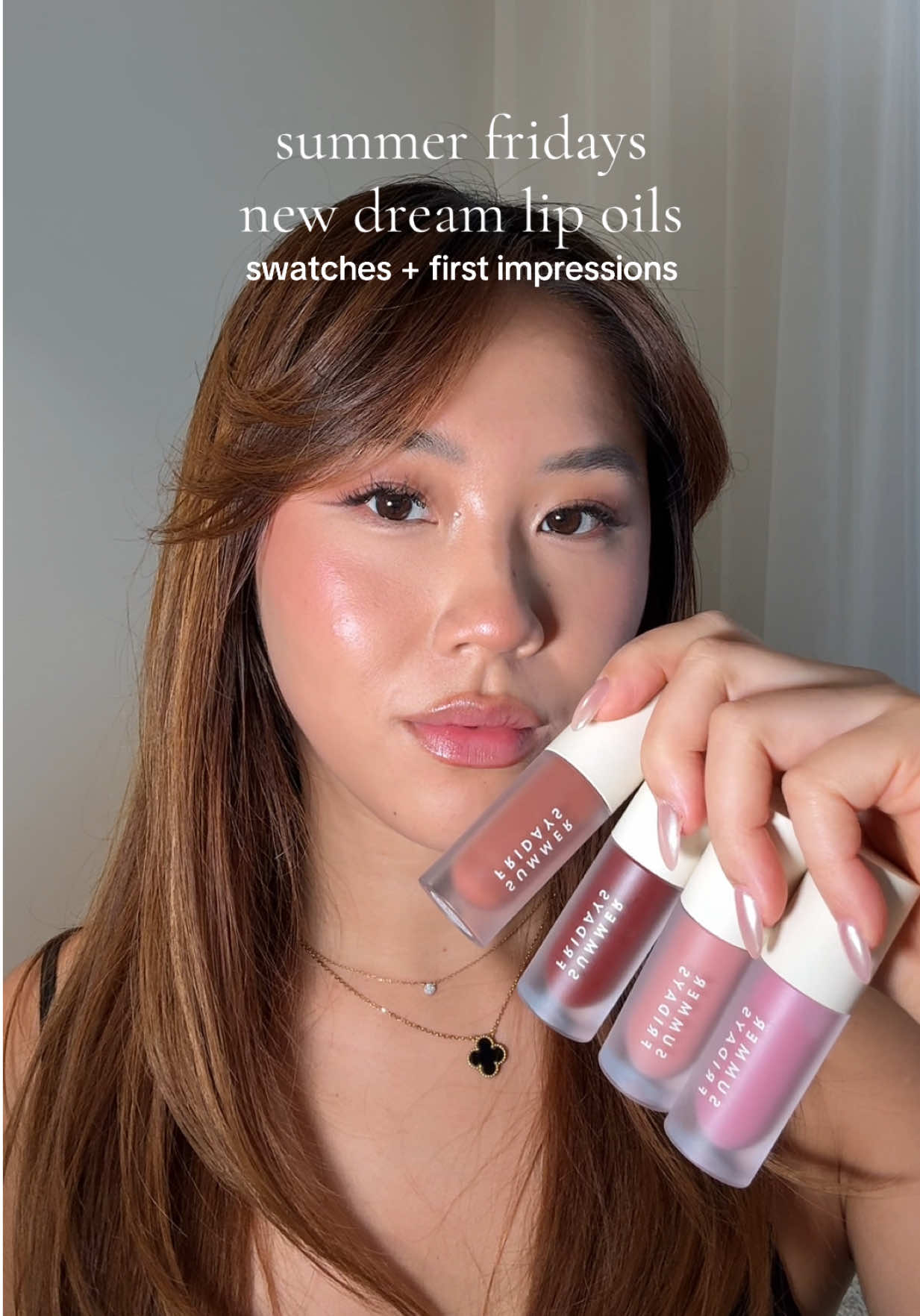 @vnessali — Summer Fridays Dream Lip Oil Review and Swatches