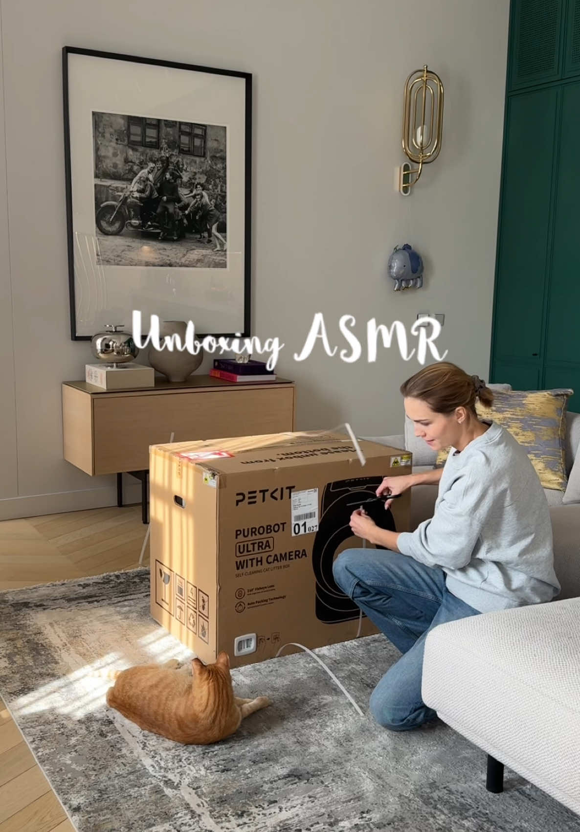@kitchen.julie — Unboxing Petkit Purobot Ultra Smart Cat Toilet