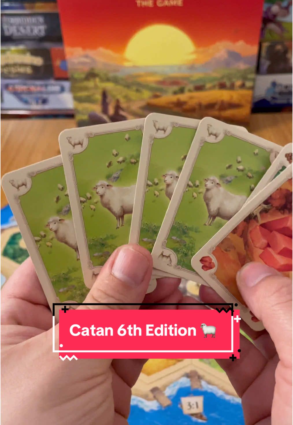 @tiktokboardgames — Catan 6th Edition: New Artwork and Easy Setup