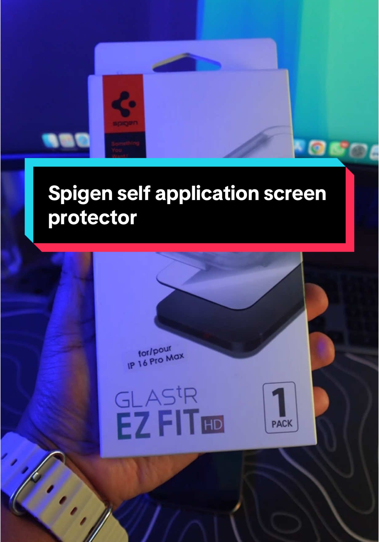 @duncanzz — Instalación del protector de pantalla Spigen Glastr EZ Fit HD
