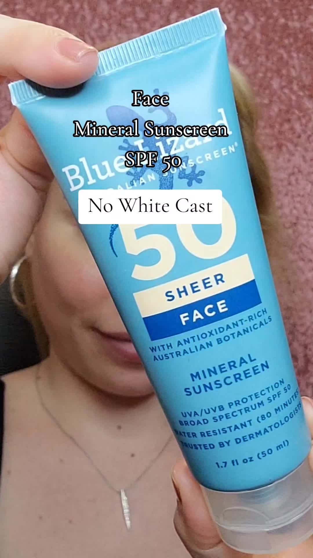 @jenzbeautystyle — Blue Lizard Sheer Face Mineral Sunscreen SPF 50 Review