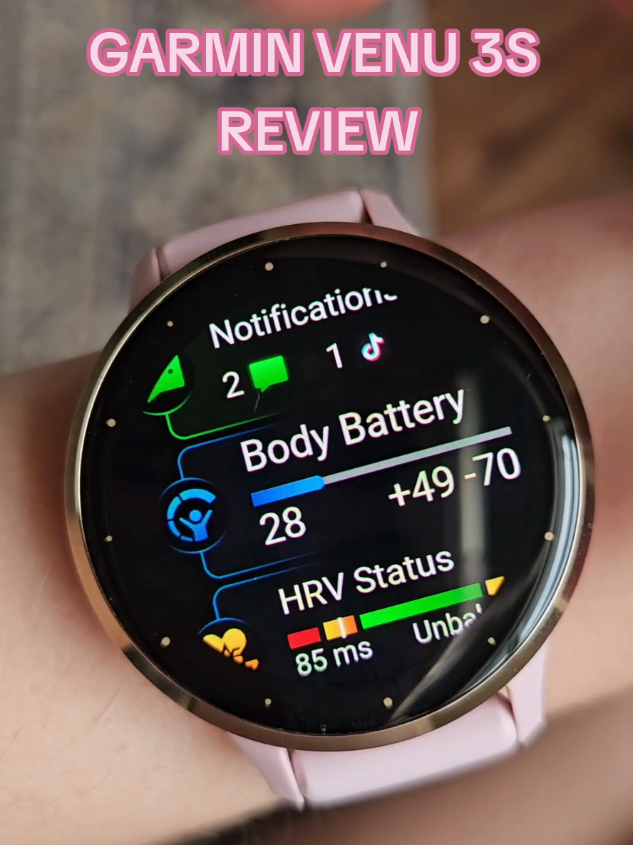 @sierraross88 — Garmin Venu 3S Review: Top 3 Favorite Stats