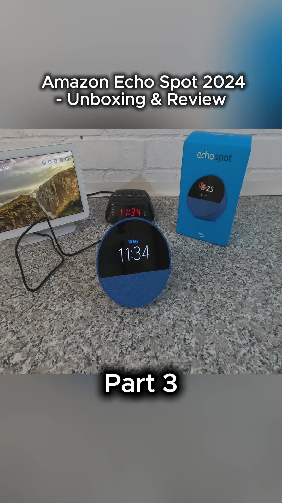 @thellovcu — Amazon Echo Spot 2024: Unboxing y Reseña Completa