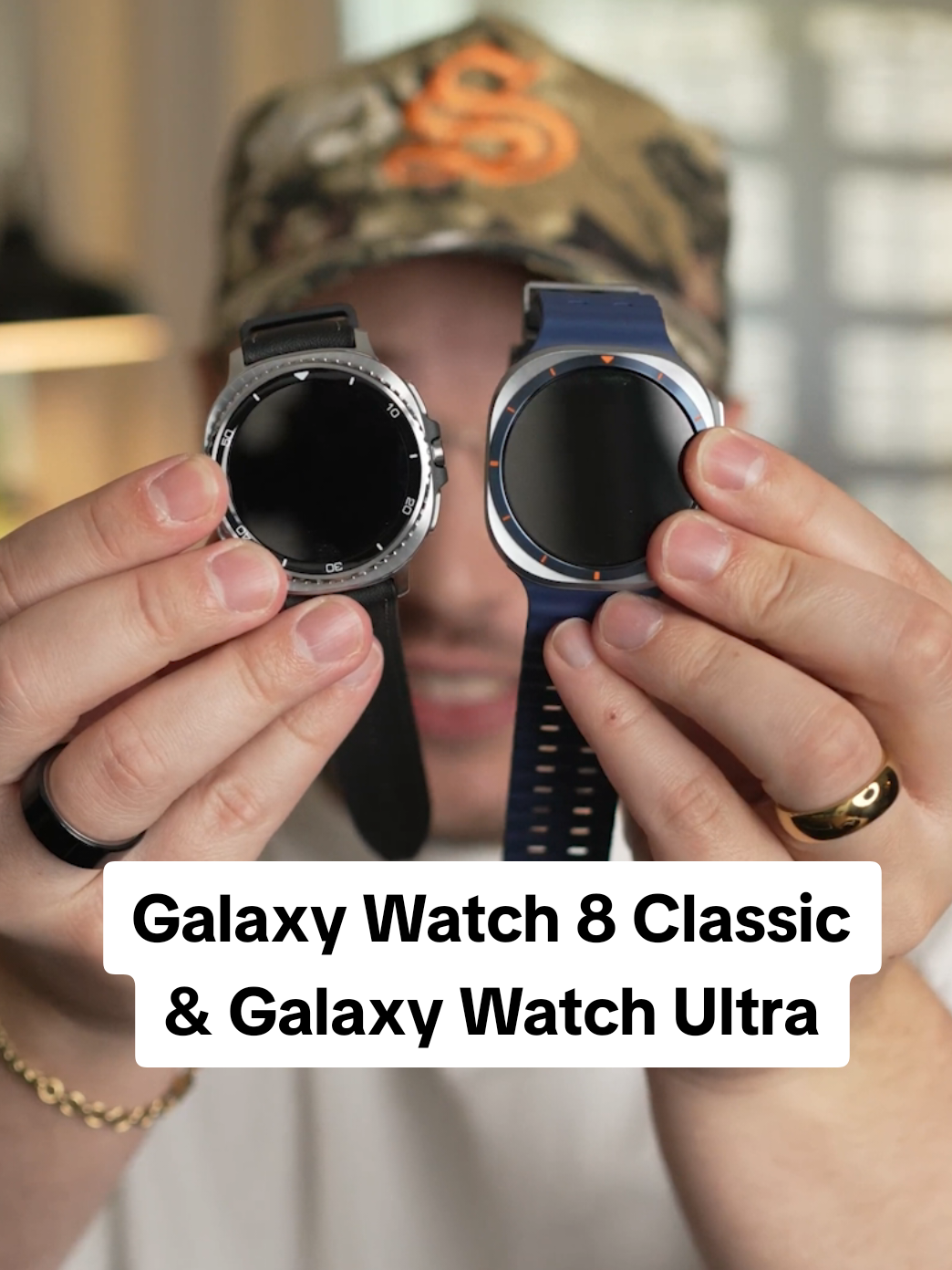 @imparkerburton — Comparativa entre Galaxy Watch 8 Classic y Galaxy Watch Ultra