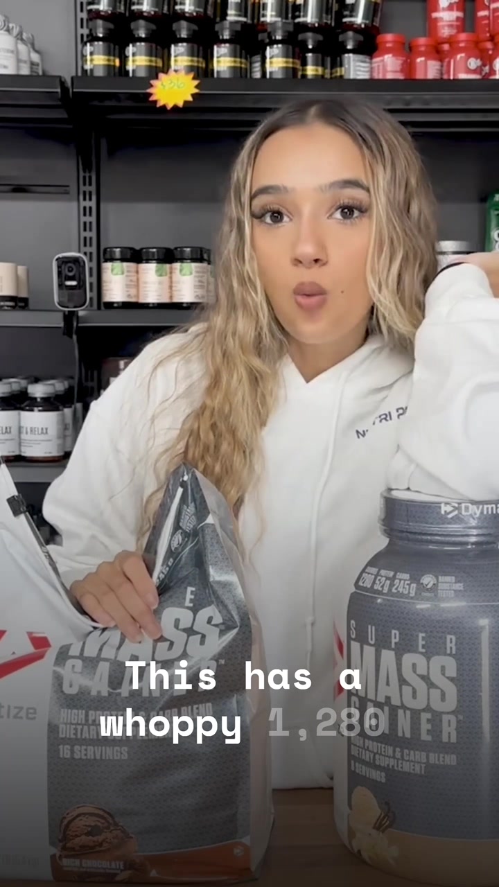 @_nutripeak — Dymatize Super Mass Gainer: 1200 Calories in One Shake
