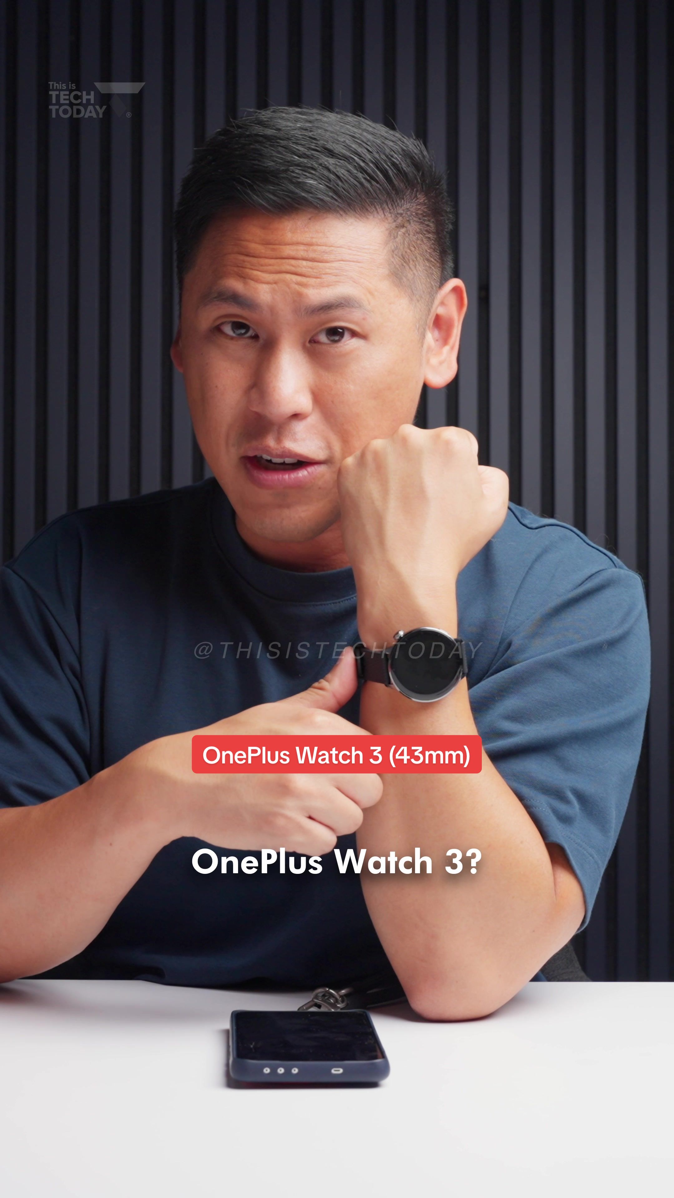 @thisistechtoday — OnePlus 3 Watch (43mm) Review: Features and Crown ...