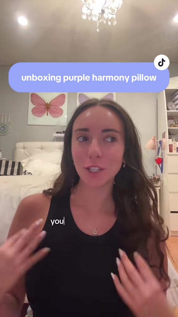 @nikachka0 — Unboxing My New Purple Harmony Pillow