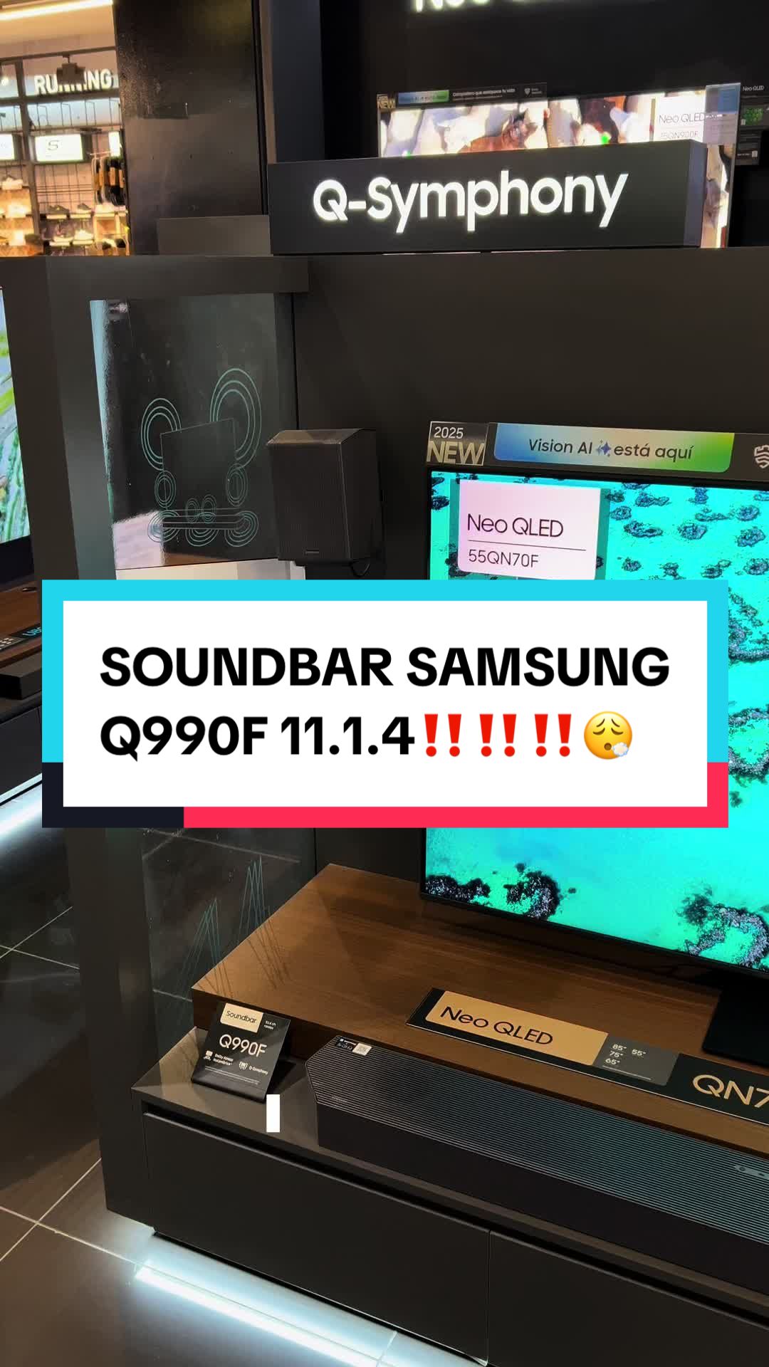 @alevisiontv — SOUNDBAR SAMSUNG Q990F 11.1.4: Innovación en Audio