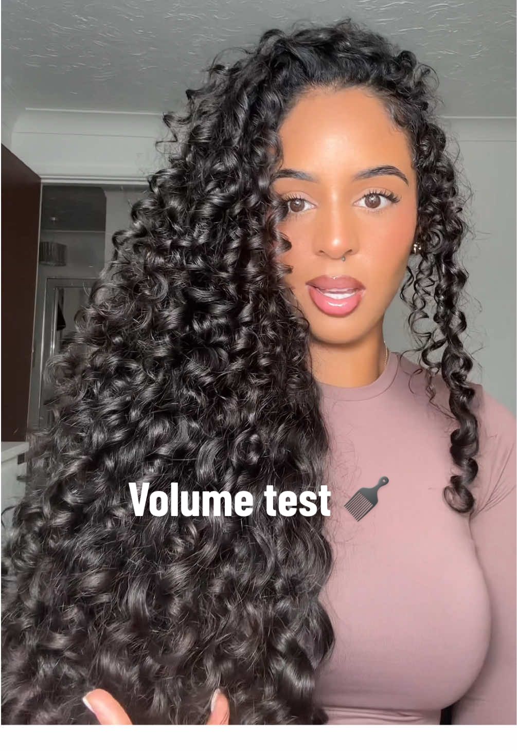 @claudiasilvaaa__ — Olaplex No. 7 Bonding Oil Volume Test