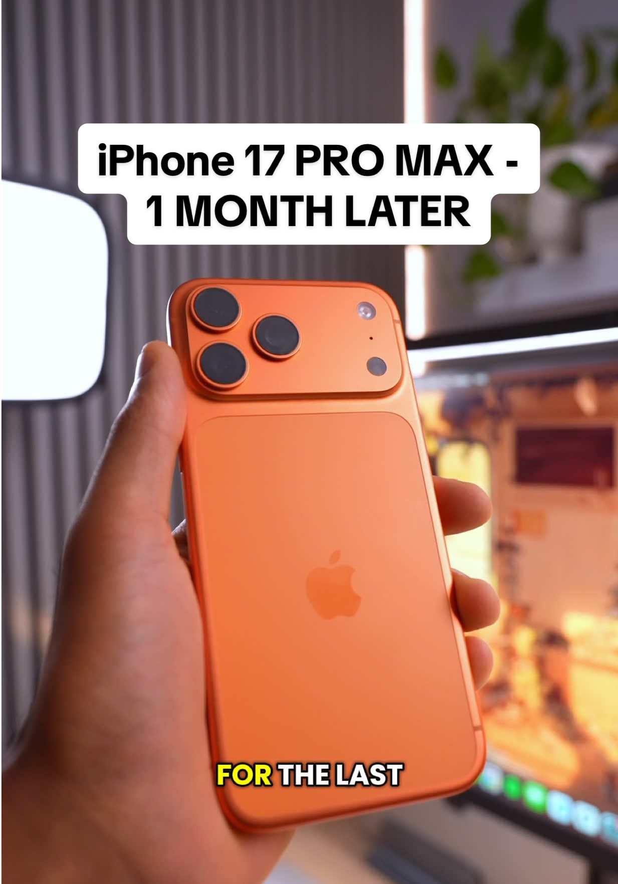 @johnnyytech — iPhone 17 Pro Max Review: 1 Month Later Insights