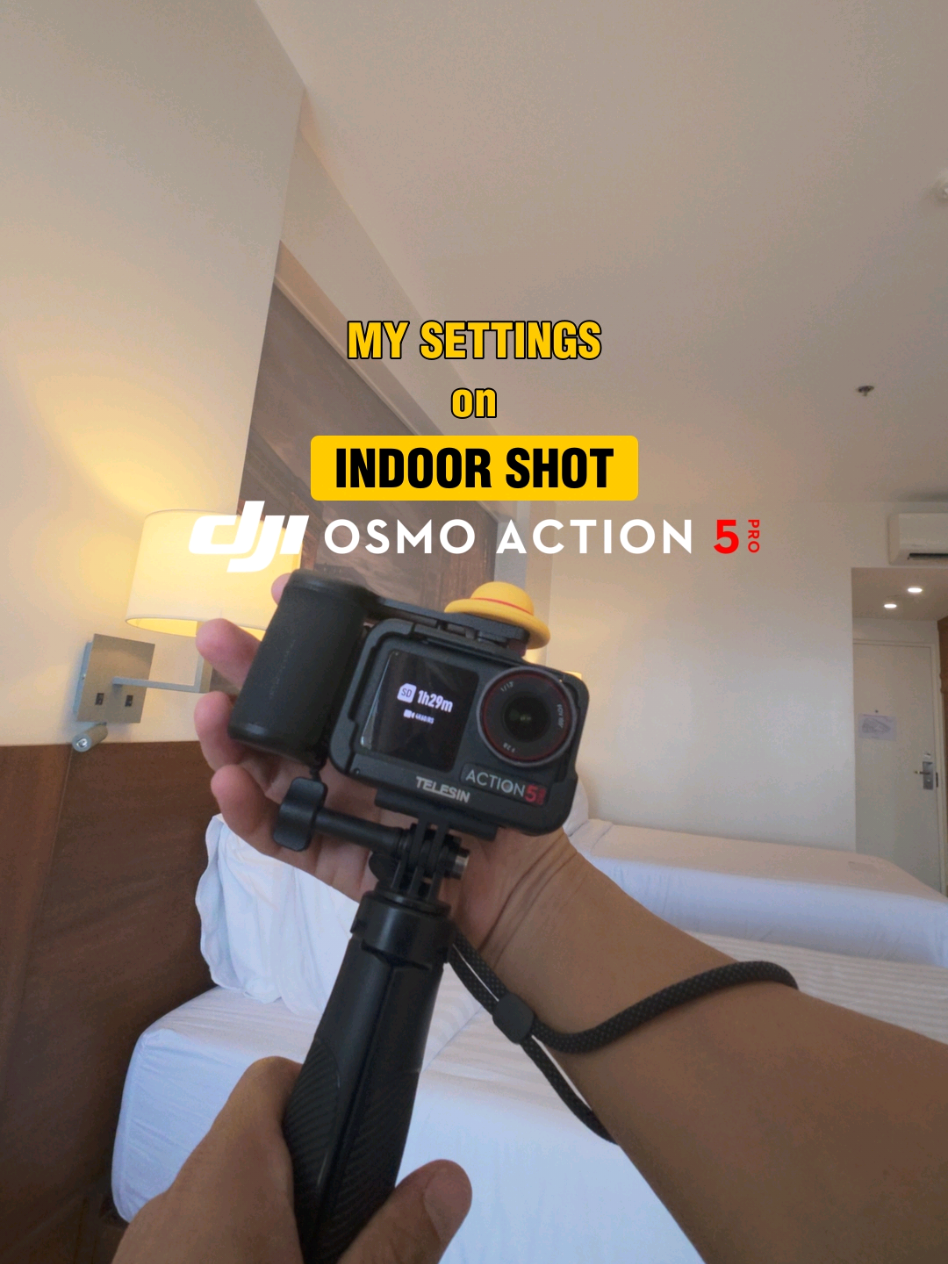 @behindjaylens — DJI Osmo Action 5 Pro Indoor Settings and Result ...