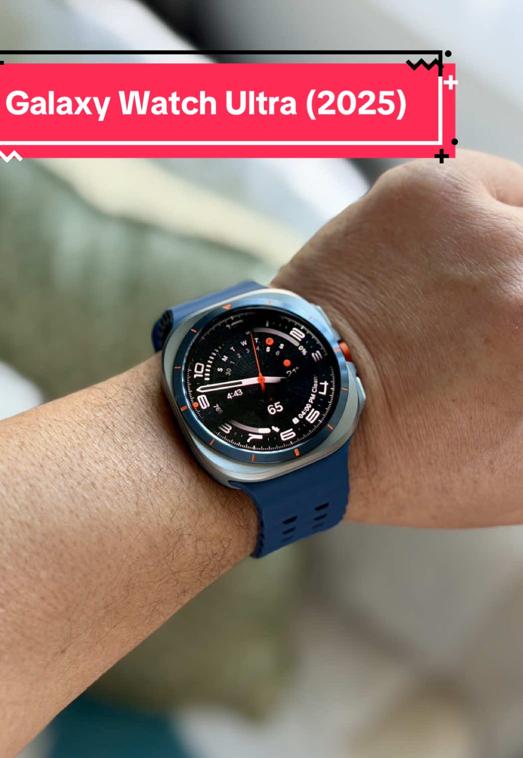 @jaimerivera.tech — Samsung Galaxy Watch Ultra in Titanium Blue Review