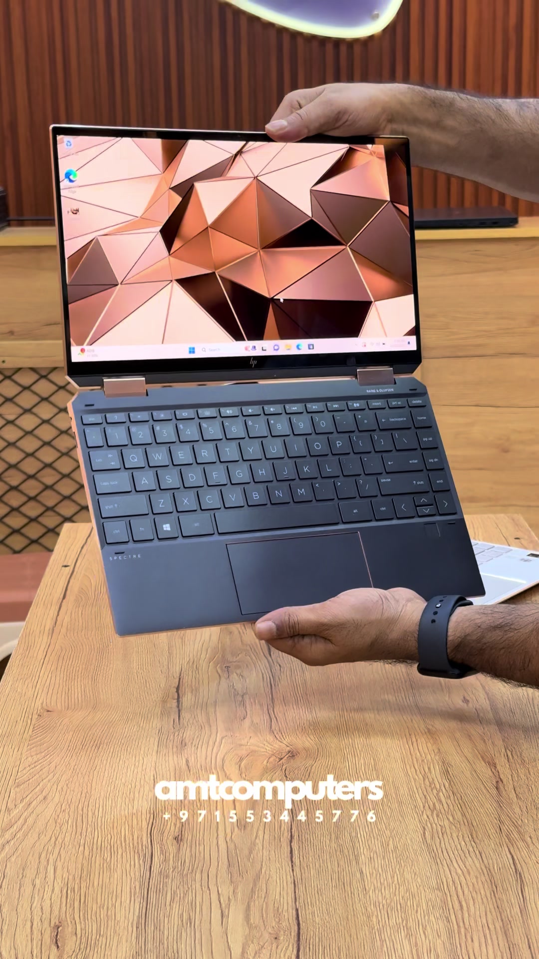 @amtcomputers — HP Spectre x360 2-in-1 Laptop Review: Rose Gold Elegance