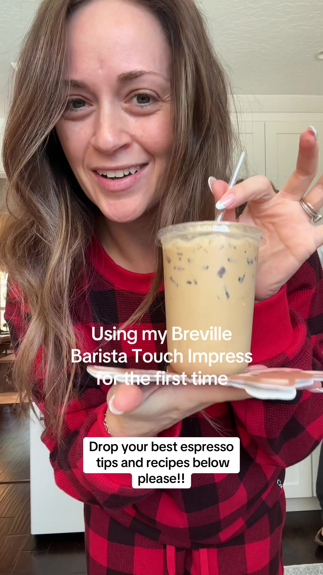 @kristenfalco — Using my Breville Barista Touch Impress for the first time! ...