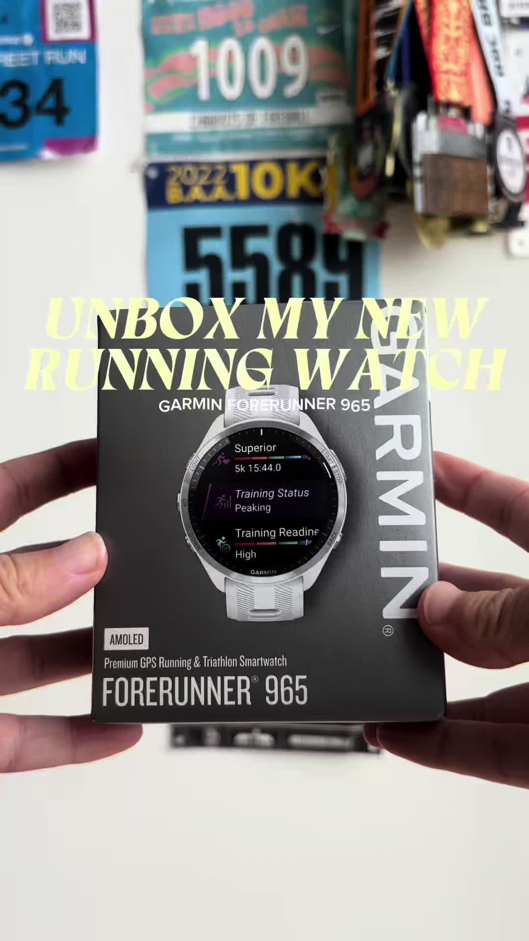 @strideswithsara — Garmin Forerunner 965 Unboxing and Setup Guide
