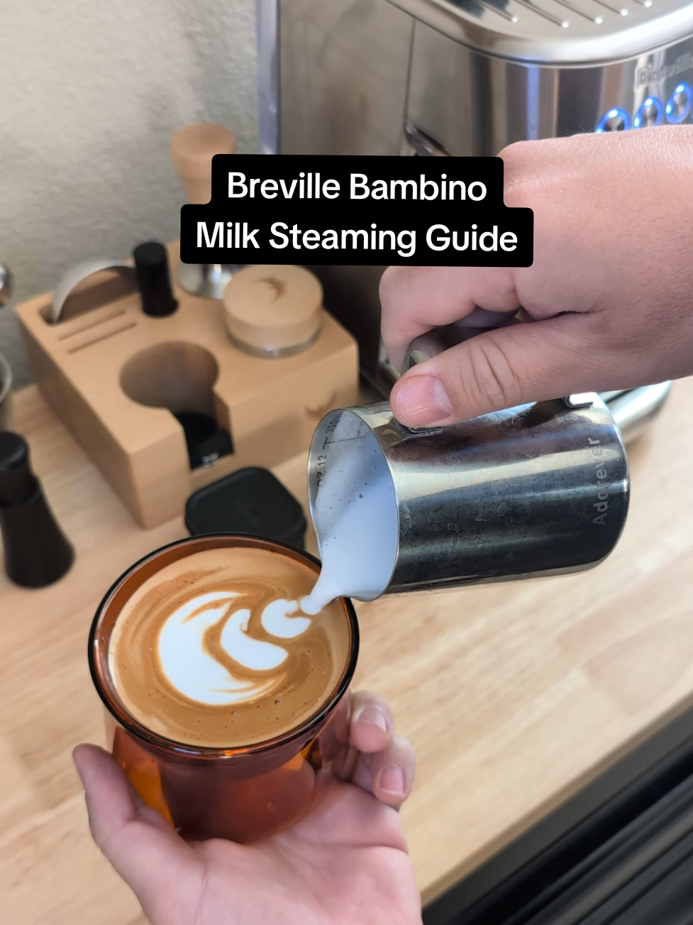 @coffeebygian — Guía para espumar leche con Breville Bambino Plus