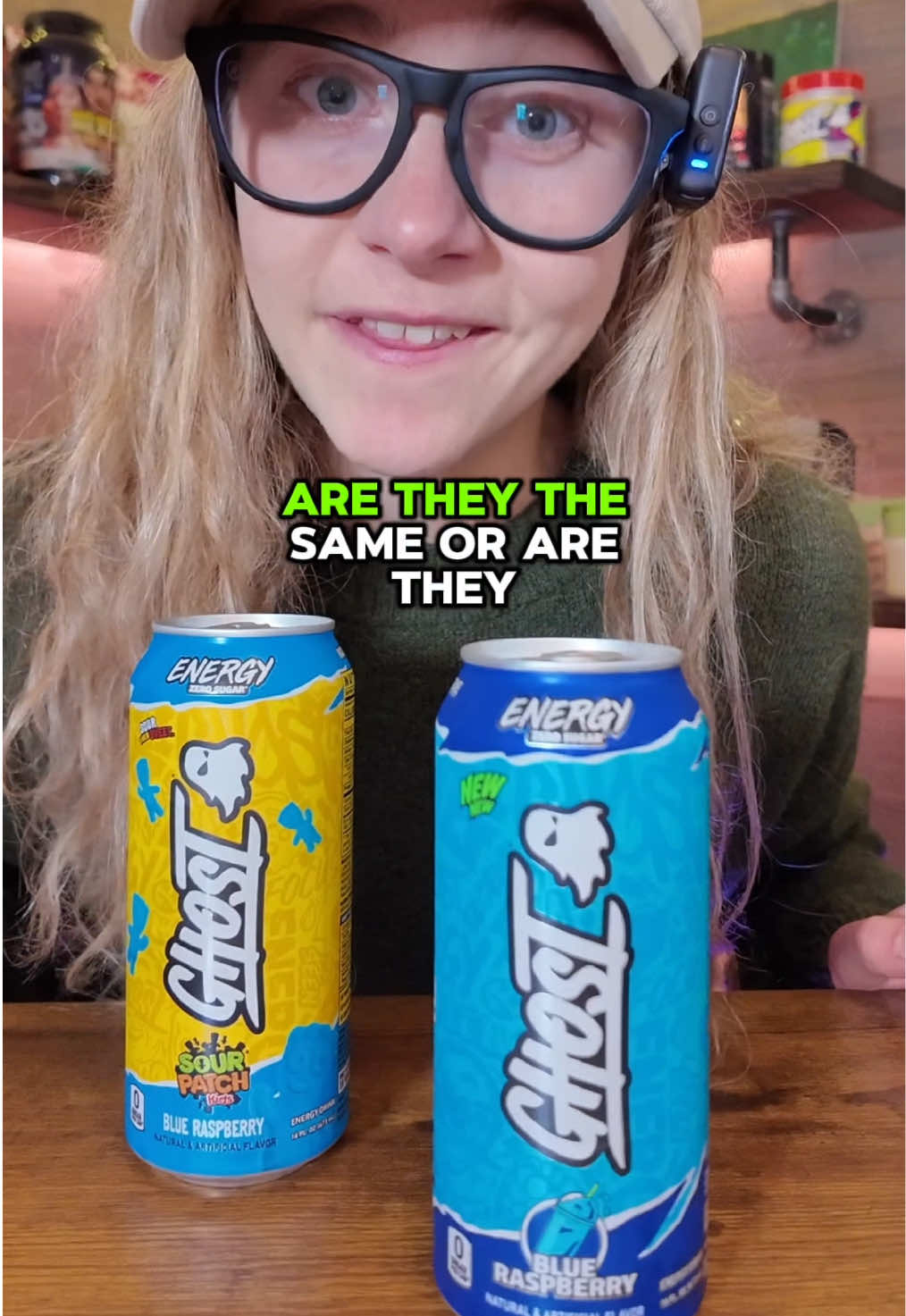 @kaitlynkennafitness — GHOST® Energy Blue Raspberry Review Comparison