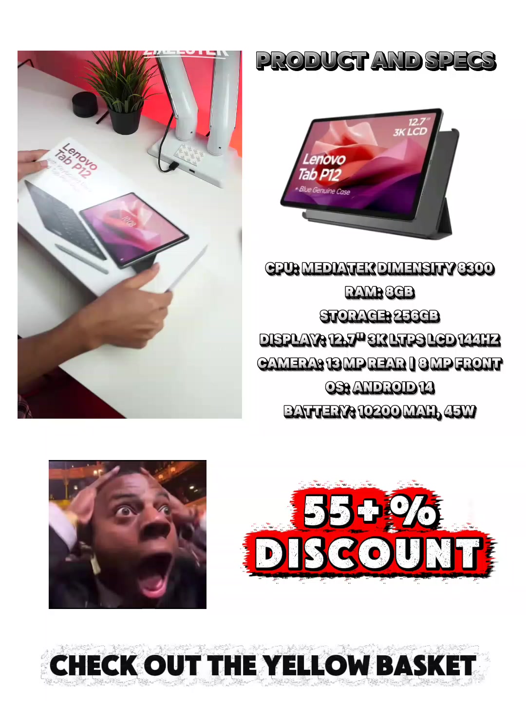 @tiktokproductaffiliate — Lenovo Idea Pad Tab Pro 12.7 Review