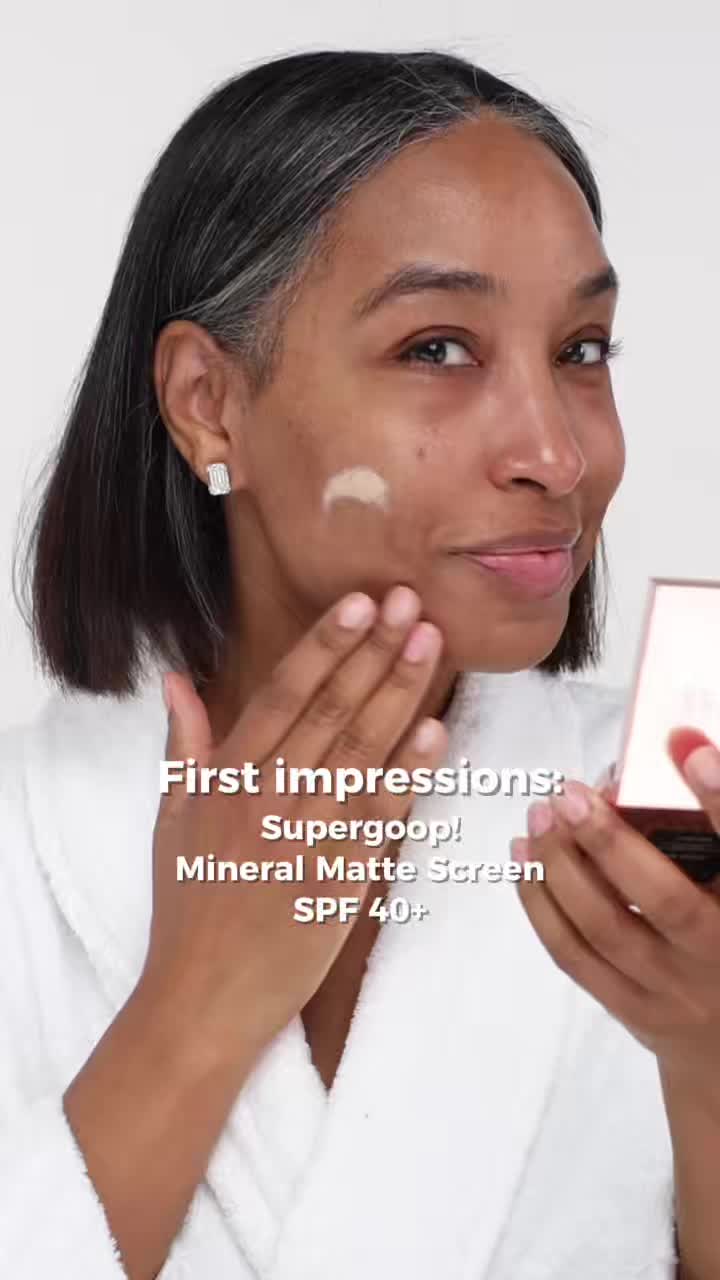 @tiffbenson — Supergoop! Mineral Matte Screen SPF 40+ Review