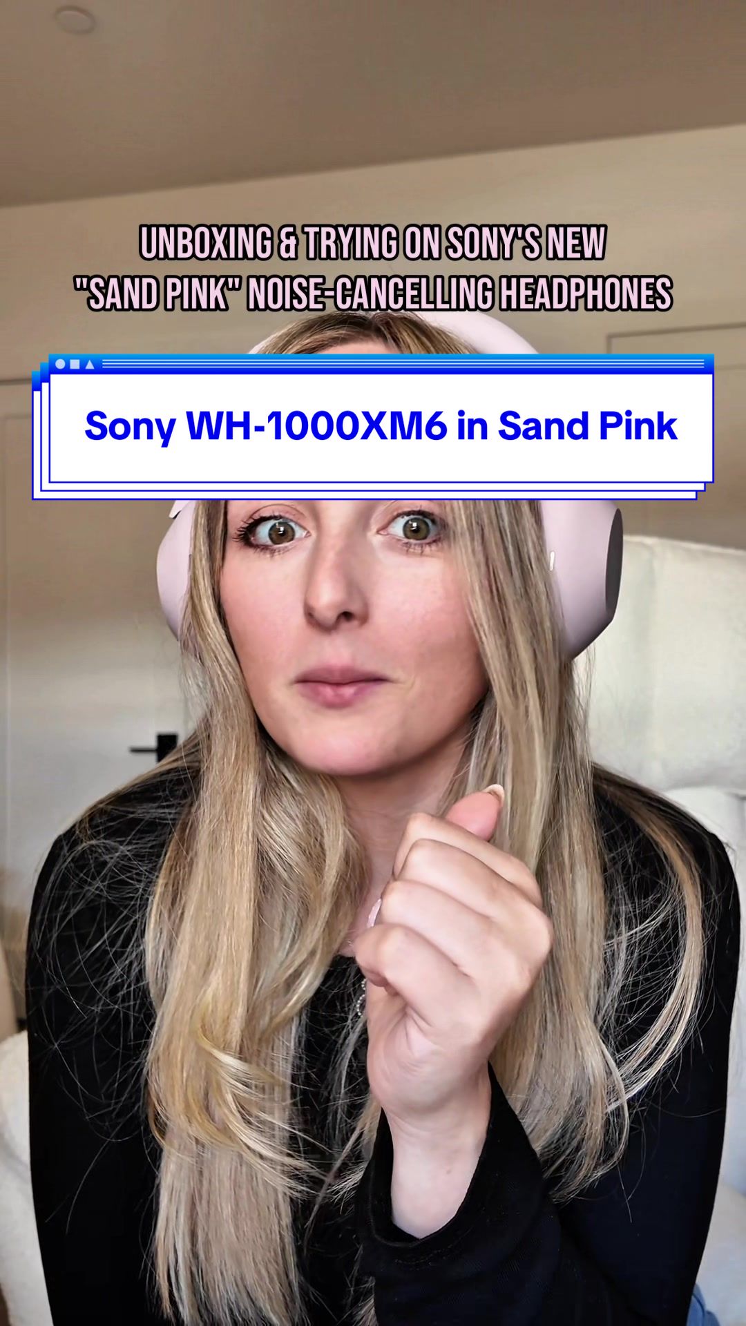 @tomsguide — Sony WH-1000XM6: Unboxing Sand Pink Headphones