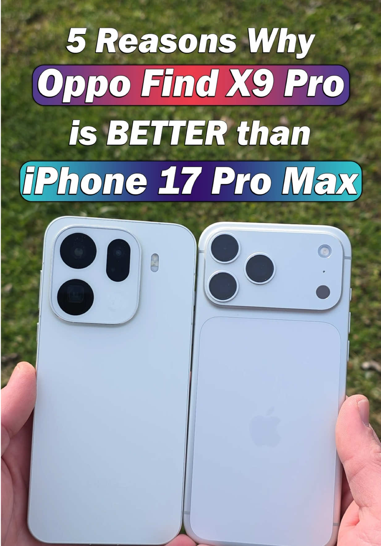 @techno.arena.official — 5 Reasons Why Oppo Find X9 Pro Is Better Than iPhone 17 ...