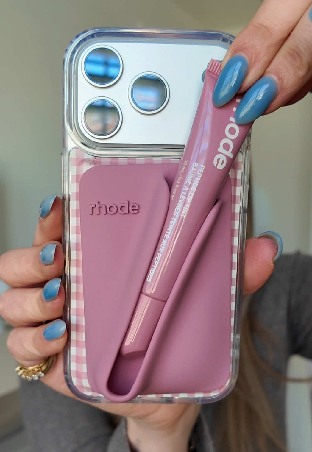 @alliemariedigital — Rhode Lip Case & Peptide Lip Tint in Pretzel Review