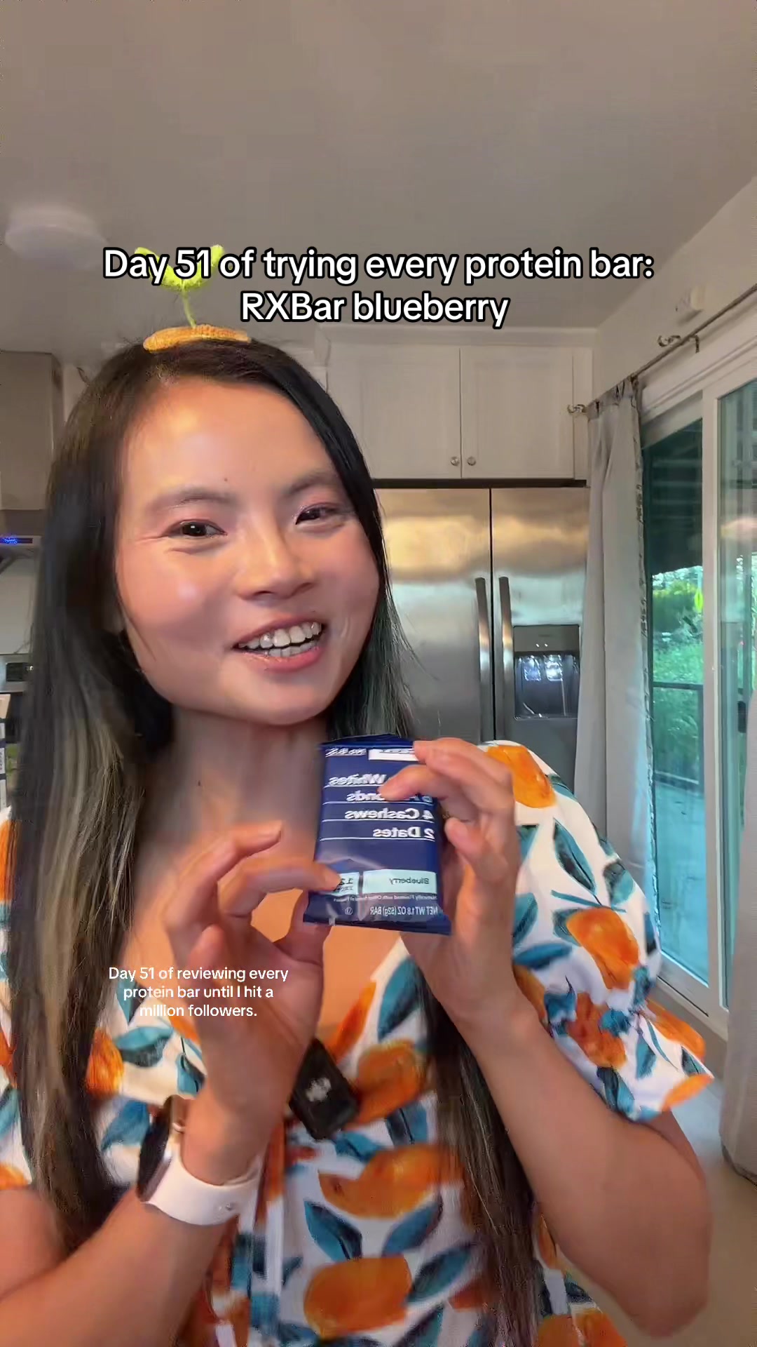 @grace.tries — RXBAR Blueberry Protein Bar Review