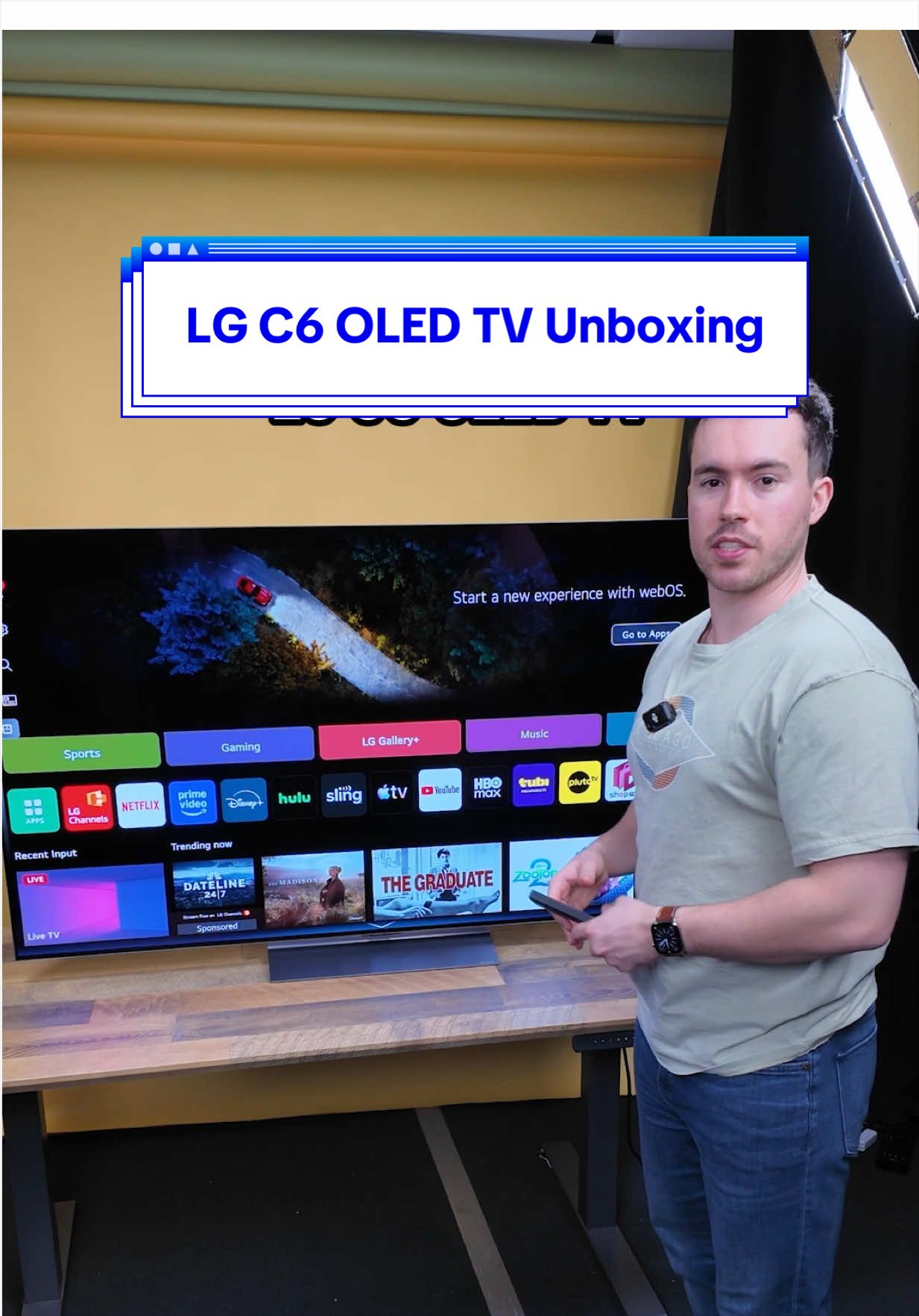 @tomsguide — LG C6 OLED TV 65" Unboxing & First Look