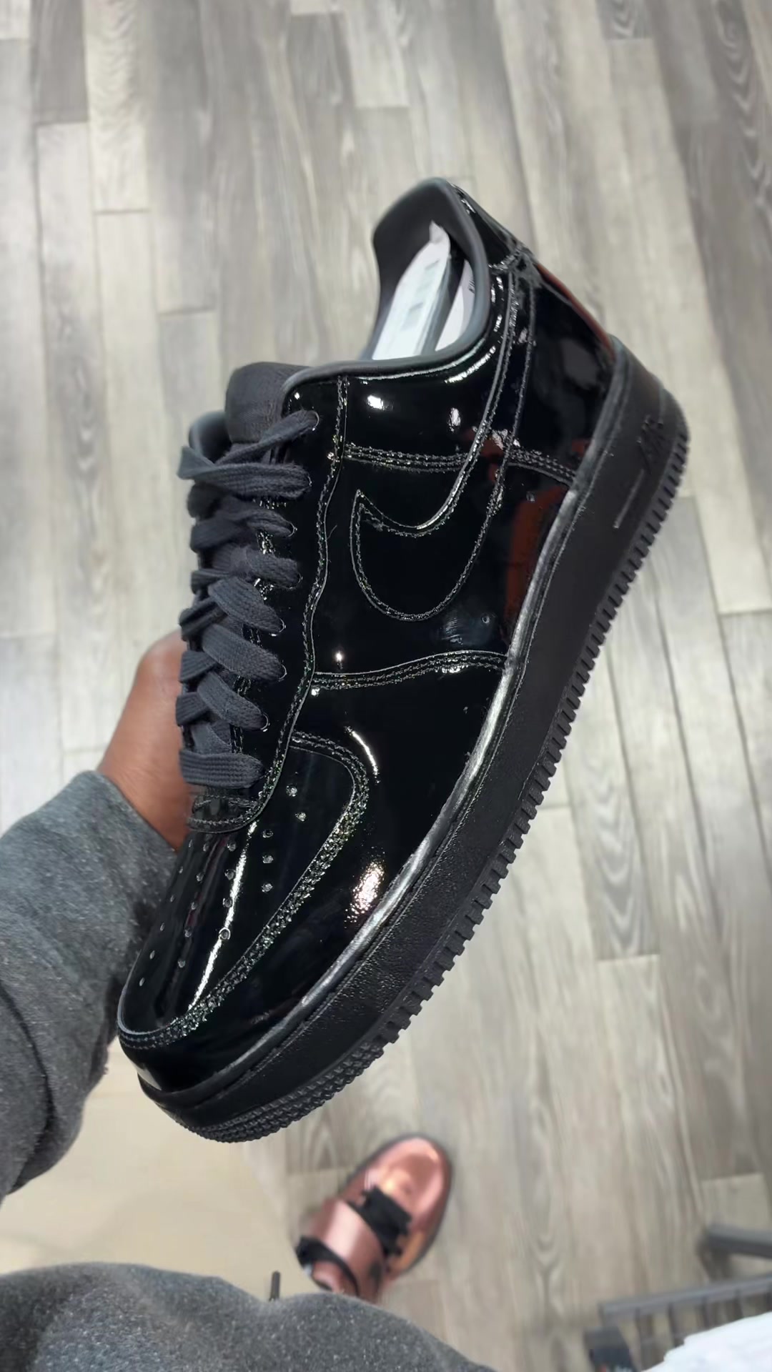 @malcsoles313 — The Nike Air Force 1 '07 Premium "Black Patent" (Style ...